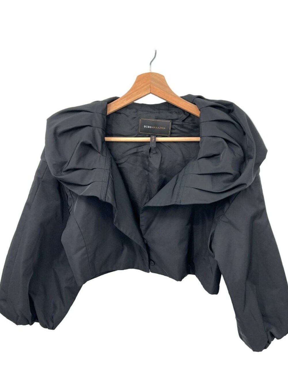 BCBG Maxazria Collared Cropped Blazer